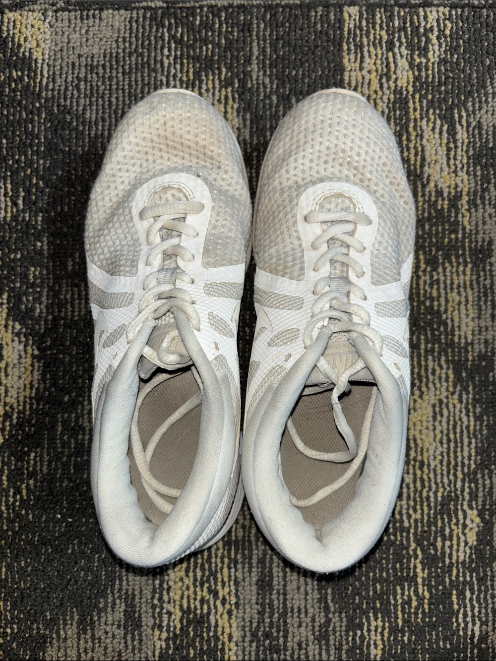 Nike Women's White Mesh Running Sneakers